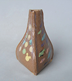 郷原恵美子 「三角花瓶」 径12.5×11.0 高17.0 cm