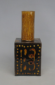 中村幸子「板合花瓶」径11.0×11.0 高27.0cm
