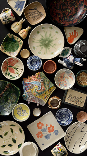 創立５５周年記念日本陶芸倶楽部会員チャリティー作品発表展