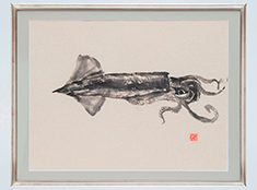 武田茂子 「ギョロリ」　41.0×52.5 cm